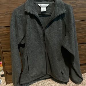 Charcoal gray Columbia zip up jacket
